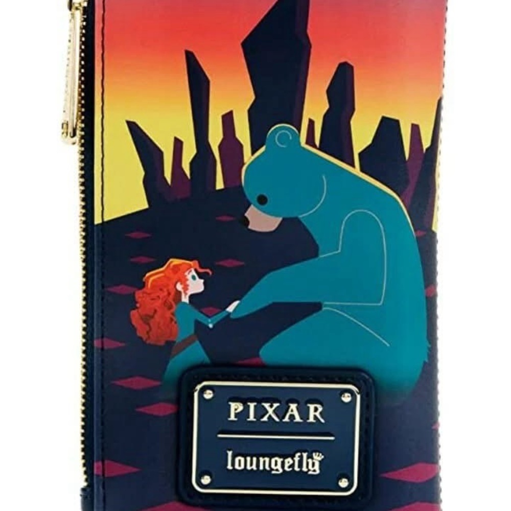 Loungefly Disney Brave Princess Castle Series Flap Wallet NEW